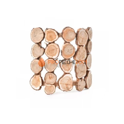 Абажур DoorWood угловой из спилов можжевельника