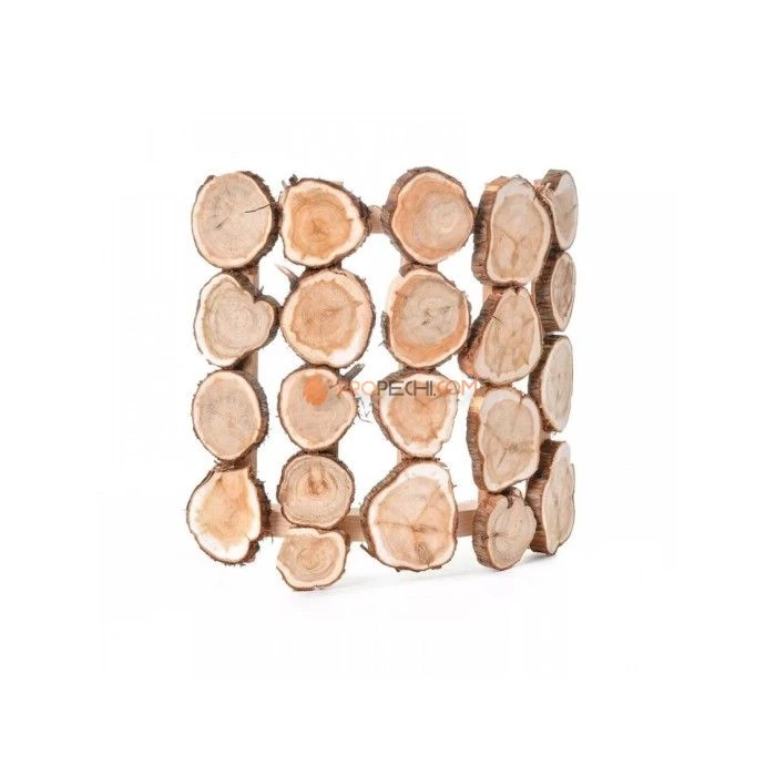 Абажур DoorWood угловой из спилов можжевельника