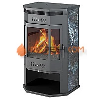 Печь-камин ASTON Призматик (амфиболит)