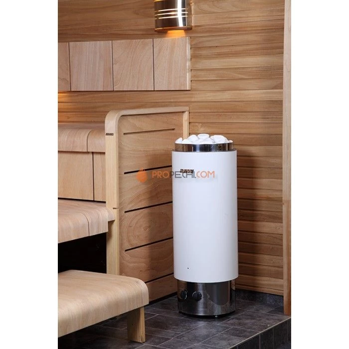 Электрическая печь Harvia Cilindro PC90F Black (со встроенным пультом)