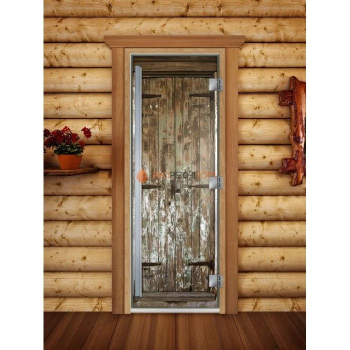 Дверь для бани DoorWood Престиж Фотопечать А028, 1900x700 мм