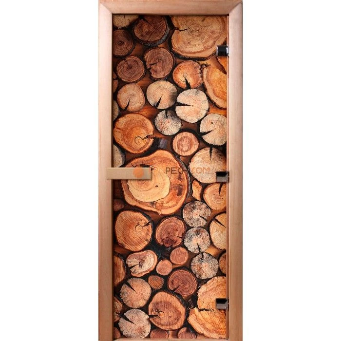 Дверь для бани DoorWood Фотопечать А044, 1900x600 мм