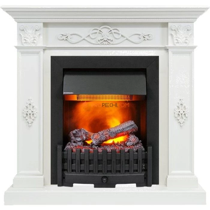 Каминокомплект Dimplex Derby - Белый дуб с очагом Danville Black FB2