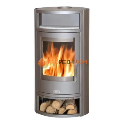 Печь-камин ABX Polar 6 серая сталь