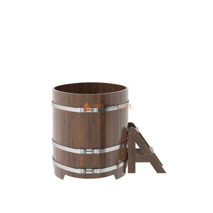 Купель BentWood овальная из мореного дуба 0,92х1,66