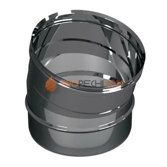 ОТВОД 15° D150, AISI 321