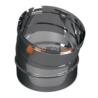 ОТВОД 15° D150, AISI 321