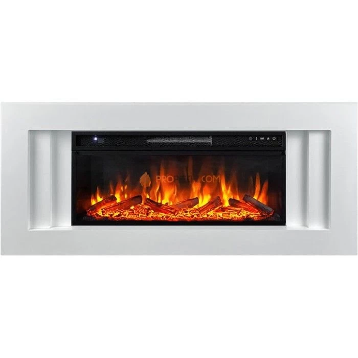 Каминокомплект Royal Flame Line 42 - Белый с Электрическим очагом Royal Flame Vision 42 LOG LED