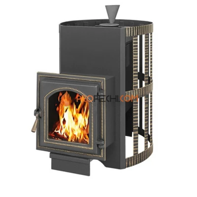 Дровяная печь для бани Везувий Скиф П/Г Ковка (220)
