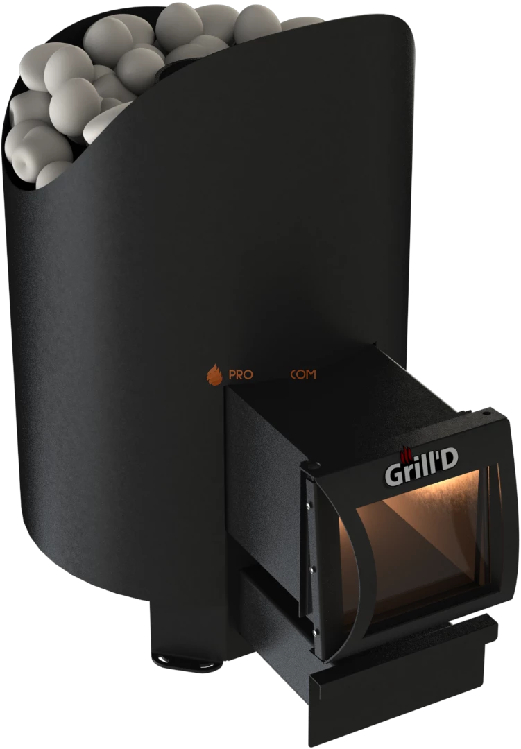 Банная печь Grill'D Aurora 180 Long (дверца со стеклом)