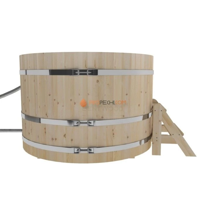 Фурако BentWood из кедра D=1.5 с наружной печкой стандарт