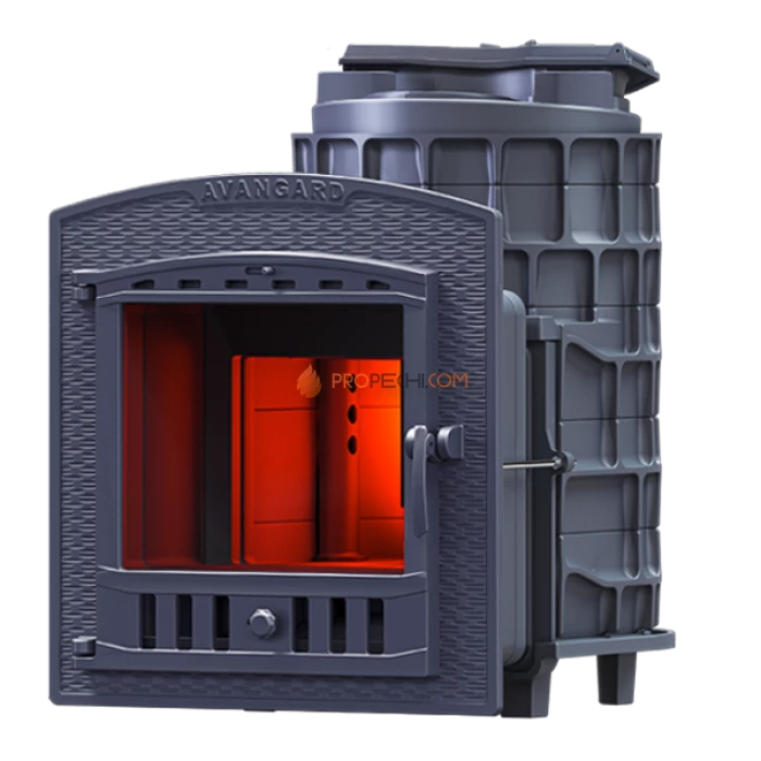 Чугунная печь для бани Гефест Авангард ЗК 24П2
