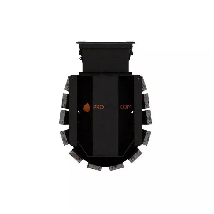 Дровяная банная печь Grill’D Cometa 350 Vega Short Window Max Stone Pro (Серпентинит)