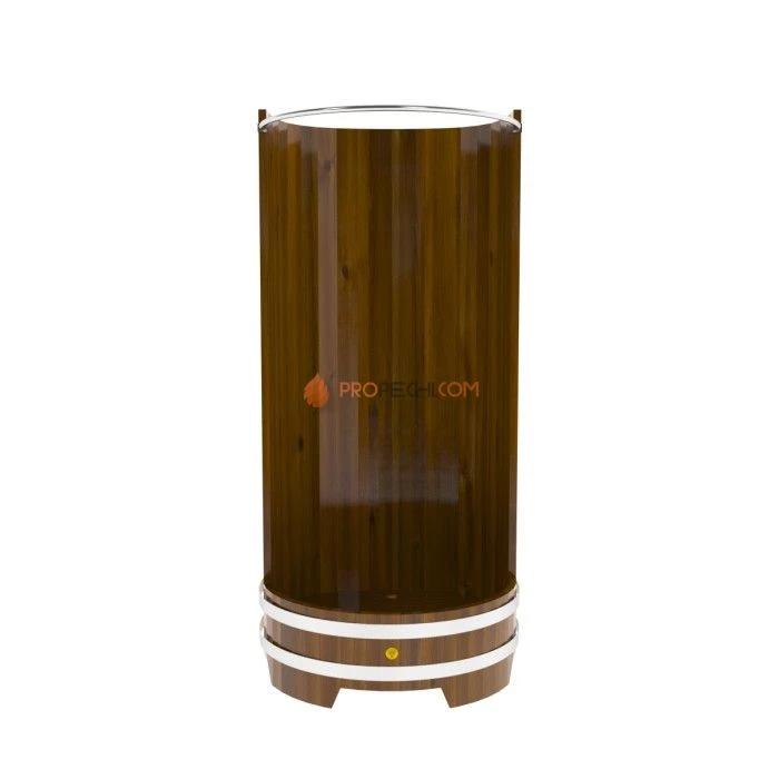 Душевая кабина BentWood с держателем для шторки (лиственница мореная Рустик)