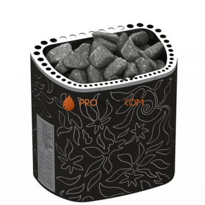 Электрическая печь SAWO Dragonfire ScandiFire SCA-60NS-DRF-BL-P-C 6 кВт (пульт и блок мощности докупаются отдельно)