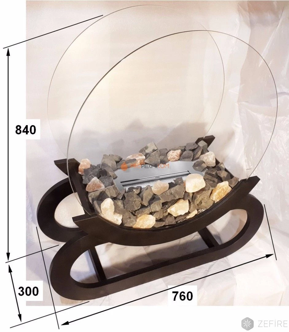 Биокамин Zefire Iris ellipse