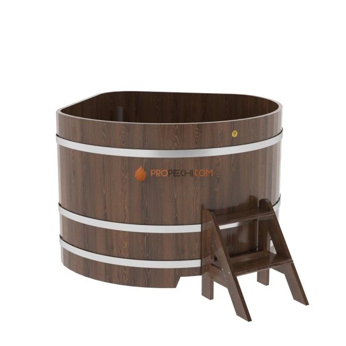 Купель BentWood угловая из мореного дуба 1,37х1,37