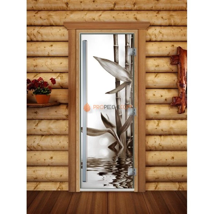 Дверь для бани DoorWood Престиж Фотопечать А057, 2000x800 мм