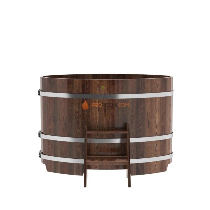 Купель BentWood овальная из мореной лиственницы 0,80х1,42