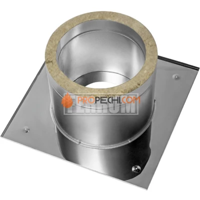 Потолочно проходной узел (430/0,5 мм + термо) max t=450°C Ø280