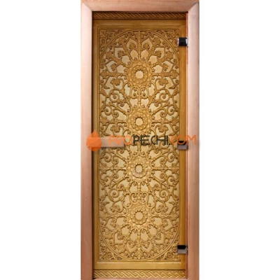 Дверь для бани DoorWood Фотопечать А021, 2100x900 мм