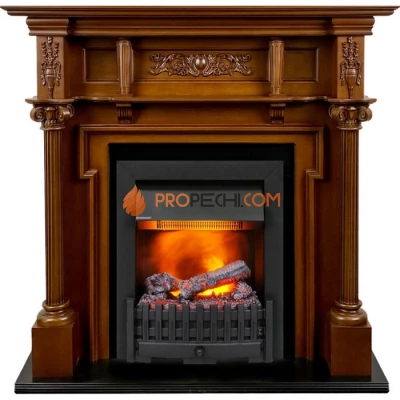Каминокомплект Dimplex Oxford - Орех с очагом Danville Black FB2