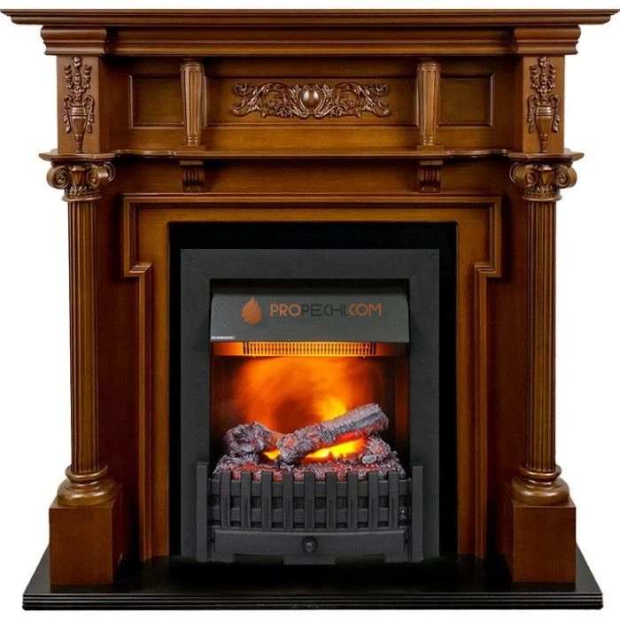 Каминокомплект Dimplex Oxford - Орех с очагом Danville Black FB2