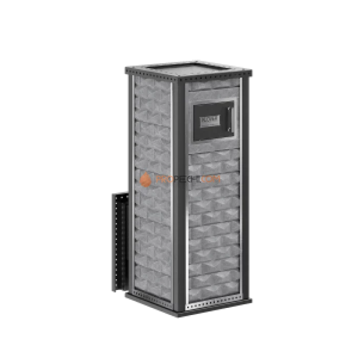 Дровяная печь для бани Klover RT 100-RV 310S ( Талькомагнезит, Design 09 )