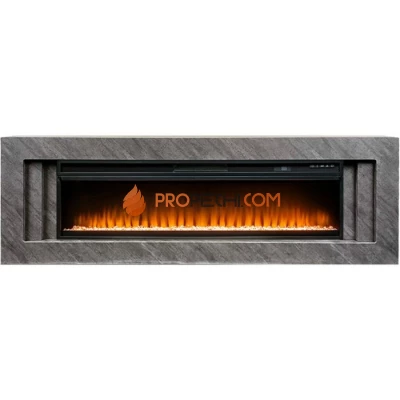 Каминокомплект Royal Flame Line 60 Concrete (Разборный) - Серый бетон с очагом Vision 60 LED