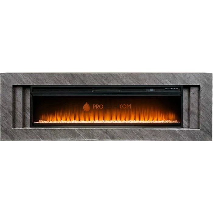 Каминокомплект Royal Flame Line 60 Concrete (Разборный) - Серый бетон с очагом Vision 60 LED