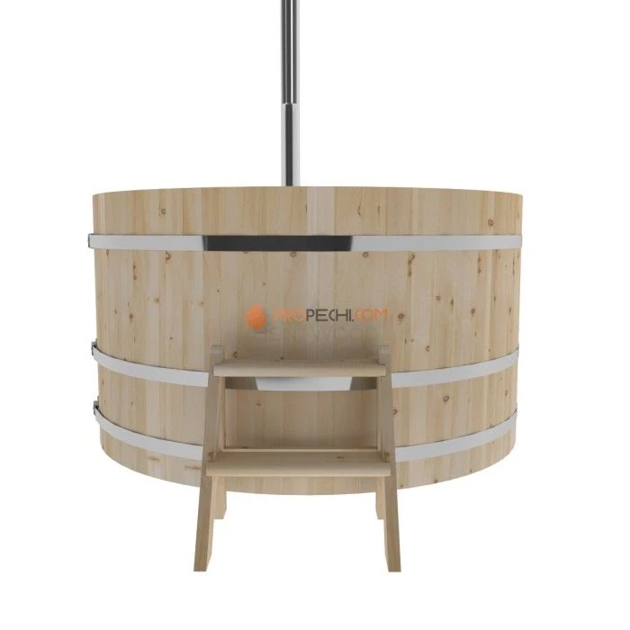 Фурако BentWood из кедра D=1.8 с наружной печкой стандарт