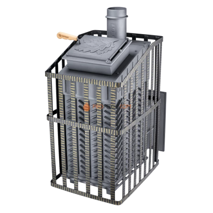 Чугунная печь для бани Гефест GFS ЗК 40М Ураган