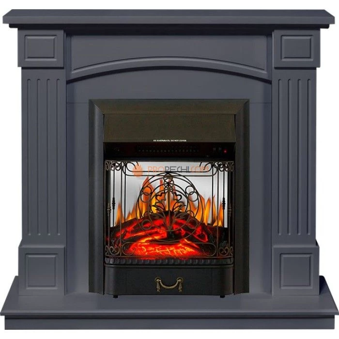 Каминокомплект Royal Flame Boston - Серый графит (Высота 925см) с очагом Majestic FX M Black