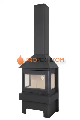 Камин ЭкоКамин Прага 3 стекла