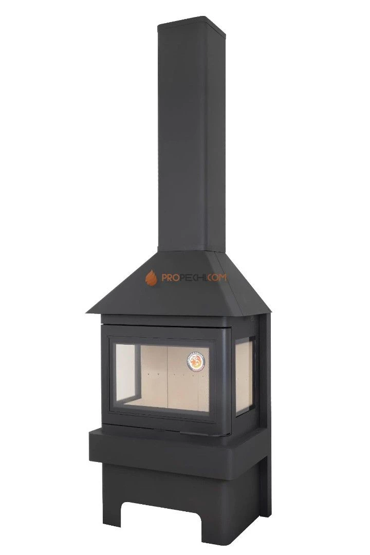 Камин ЭкоКамин Прага 3 стекла