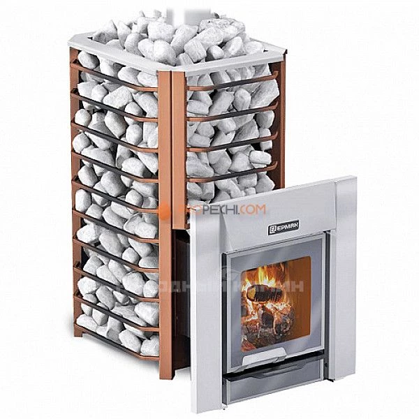 Чугунная печь для бани Ермак 12 Сетка-Премиум (Чугун)
