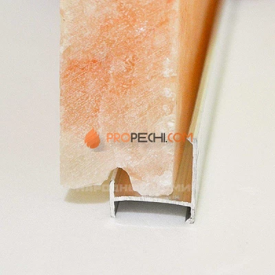 Алюминиевый профиль для соляной стены 1 м.