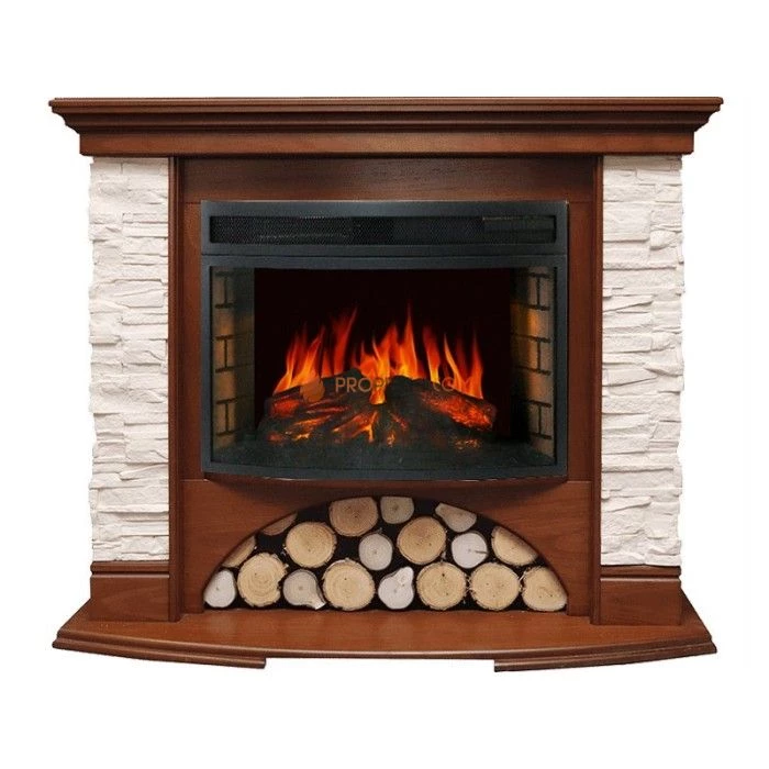 Каминокомплект Royal Flame Village - Орех с очагом Dioramic 25 LED FX