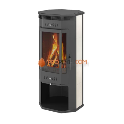Печь-Камин ASTON 11 кВт (180 м³) пристенно-угловой d 150мм