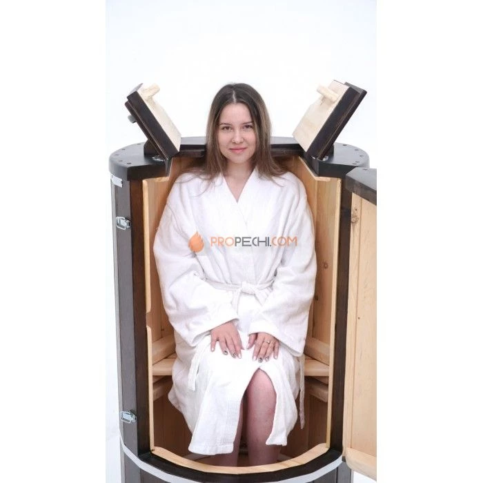 Фитобочка круглая НКЗ SMART из кедра, диаметр 78 см, высота 130 см / 25 мм