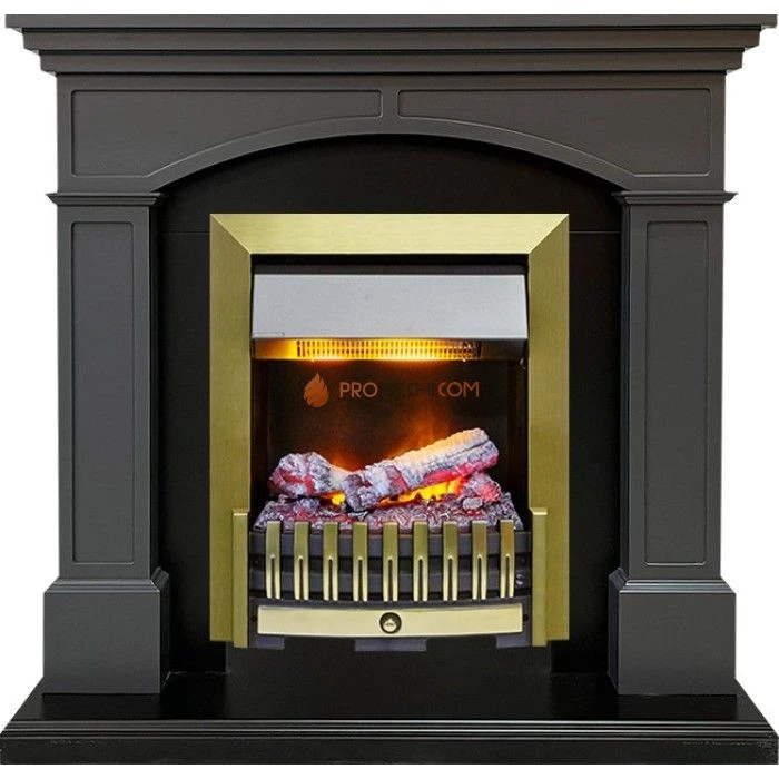 Каминокомплект Dimplex Langford - Серый графит с очагом Danville Antique Brass FB2