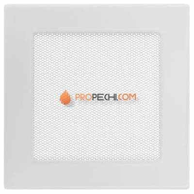 Вентиляционная решетка Kratki 17х17 белая