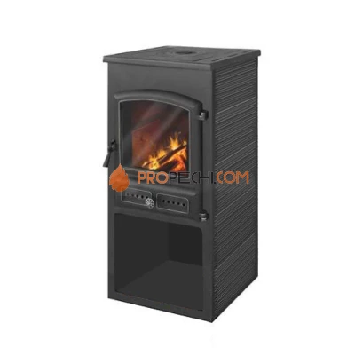 Камин ЭТНА (БКД) с плитой Антрацит D 115мм