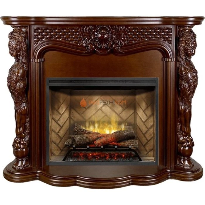 Каминокомплект Dimplex Castle - Темный дуб с очагом Revillusion RBF30