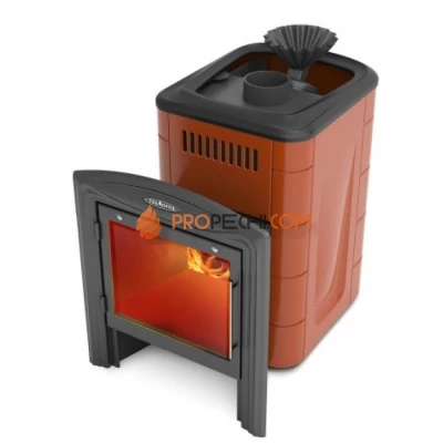 Печь для бани Термофор Гейзер Мини 2016 Carbon Витра ЗК терракота