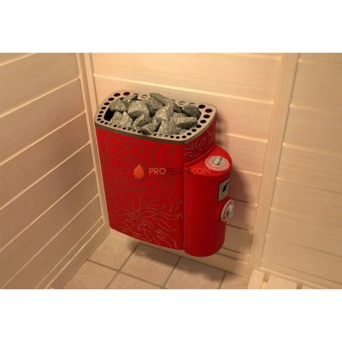 Электрическая печь SAWO Dragonfire Minidragon MN-36NB-DRF-P 3.6 кВт (со встроенным пультом)