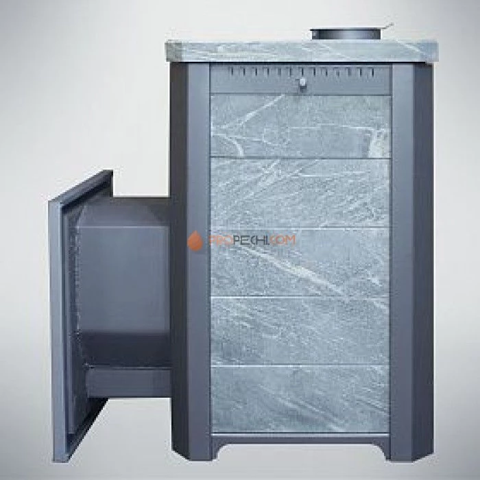 Дровяная печь для бани Варвара Сказка Мини удлиненная