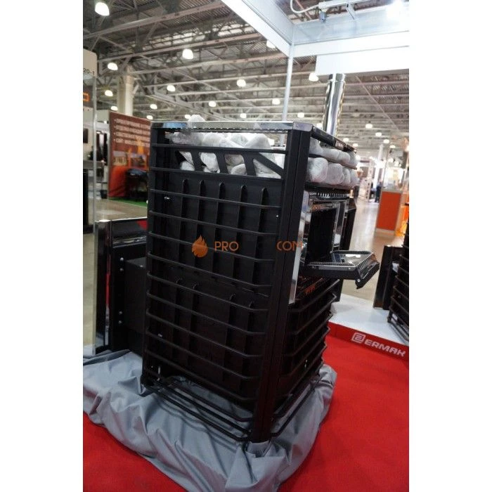 Дровяная печь для бани Ермак 50 Сетка PRO