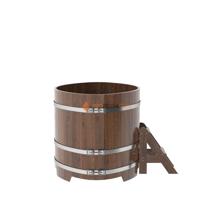 Купель BentWood овальная из мореного дуба 1,02х1,68