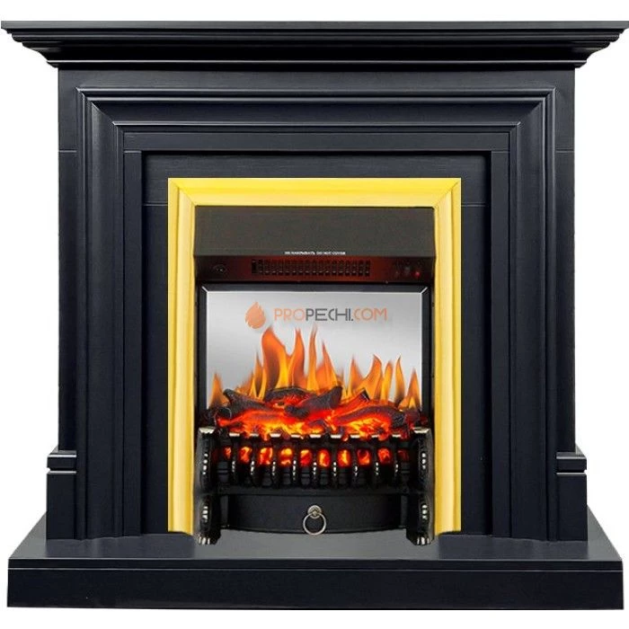 Каминокомплект Royal Flame Bradford - Серый графит с очагом Fobos FX M Brass